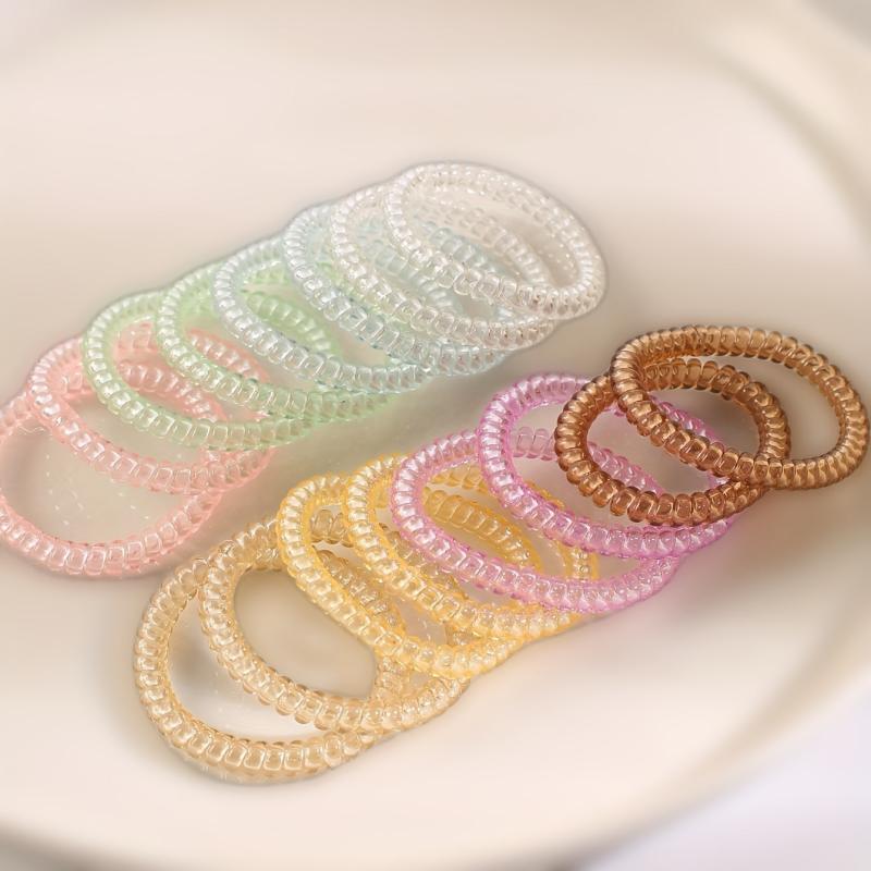 Spiral Hair Ring Hair Rope No Hurt To Hair Head Rope Girls