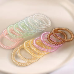 Spiral Hair Ring Hair Rope No Hurt To Hair Head Rope Girls
