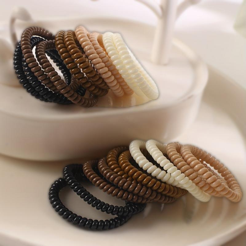 Spiral Hair Ring Hair Rope No Hurt To Hair Head Rope Girls