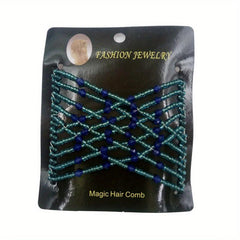 Retro Style Beaded Hair Comb Hairpin for Women