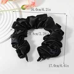 Satin Scrunchie Headbands Hair Rope Hair Accessories For Women Girls