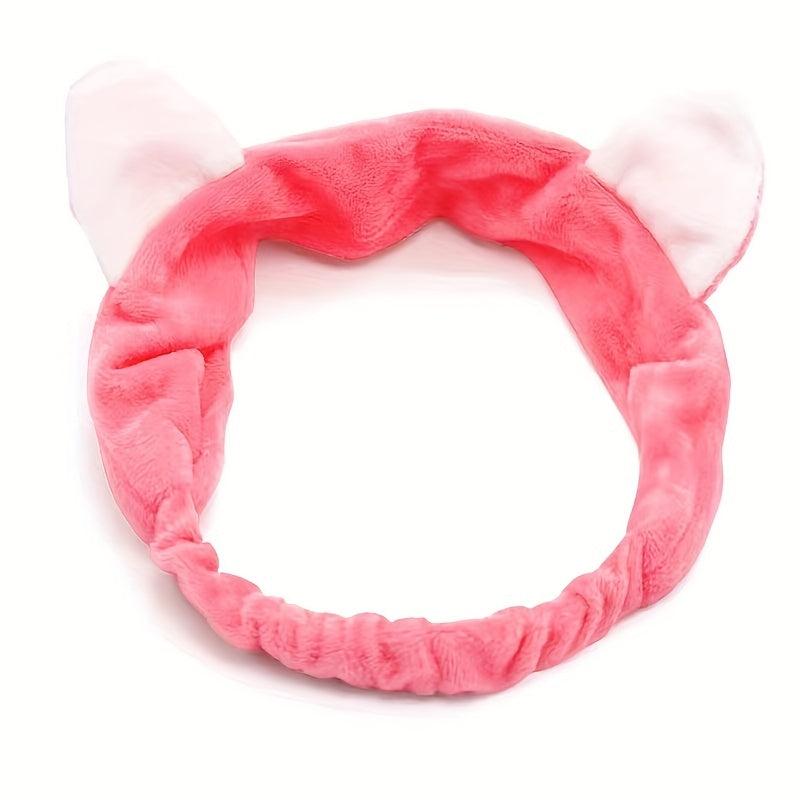 Cat Ears Headband Soft Hair Band Elastic Headdress Plush Hair Accessories
