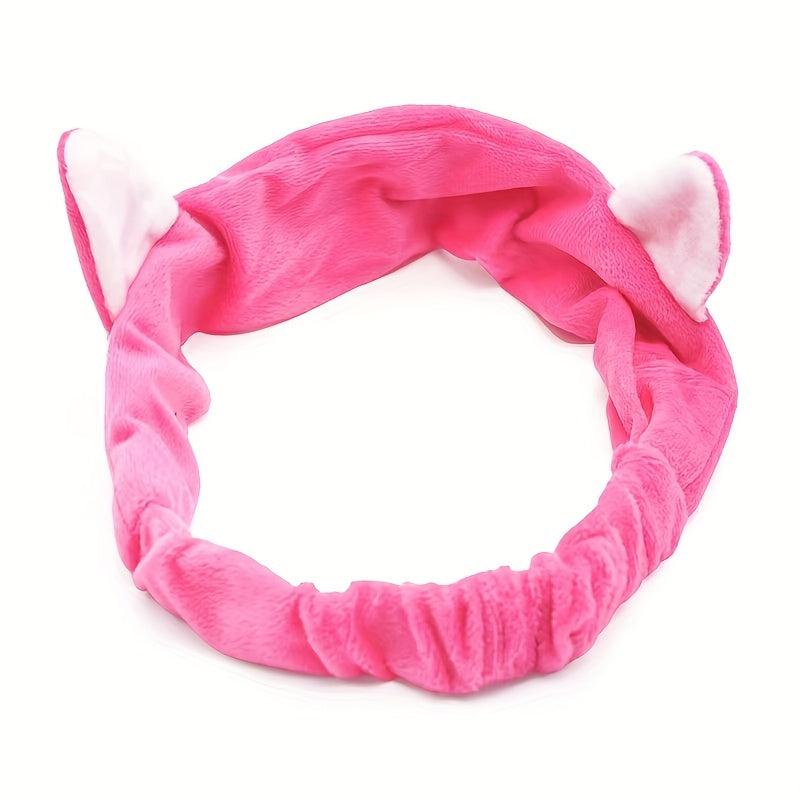 Cat Ears Headband Soft Hair Band Elastic Headdress Plush Hair Accessories