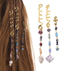 Crystal Tassels Hair Ring Jewelry Braids Pendant Dreadlock Accessories