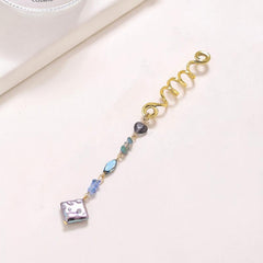 Crystal Tassels Hair Ring Jewelry Braids Pendant Dreadlock Accessories