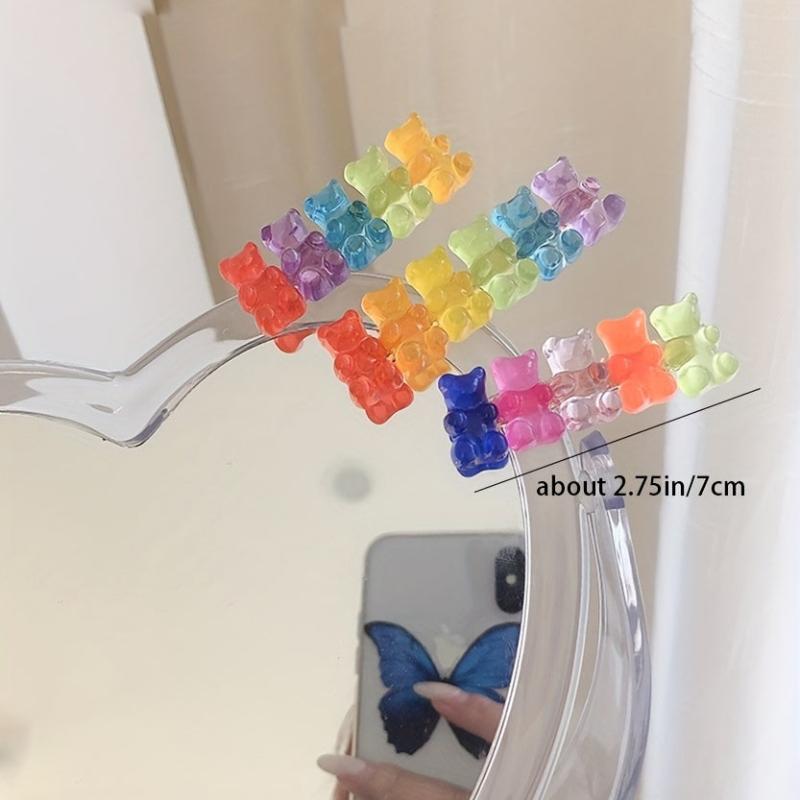 3pcs Little Bear Duck Billed Hair Clip Set Sweet Girls Hair Accessories