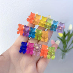 3pcs Little Bear Duck Billed Hair Clip Set Sweet Girls Hair Accessories