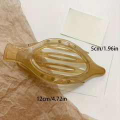 Acrylic Hair Claw Clip Strong Hold Grip Hair Jaw Clip For Thick Hair