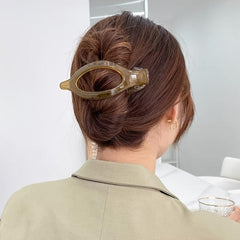 Acrylic Hair Claw Clip Strong Hold Grip Hair Jaw Clip For Thick Hair