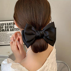 Fabric Bow Scrunchies Hair Tie Elastic Ponytail Holder Hair Ring