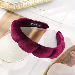 Velvet Braid Hair Hoop Scrunchie Ponytail Women Hair Accessories