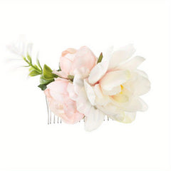 Large Flower Hair Comb Insert Comb Non-slip Hair Accessory