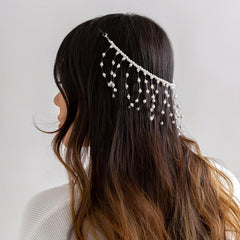 Faux Pearl Beaded Head Piece Head Jewelry Bridal Wedding Hair Accessories