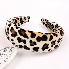 Leopard Prints Headband Y2K Style Hair Accessories