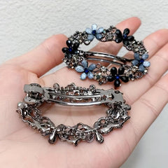 Vintage Alloy Flower Hair Clip For Women Girls Hair Clip
