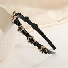 Double Layer Twist Rhinestone Headband for Women with Clips