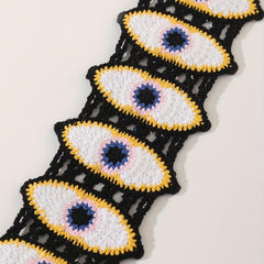 Crochet Eye Detail Headband Bohemian Style Hair Accessories