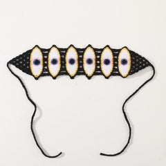 Crochet Eye Detail Headband Bohemian Style Hair Accessories