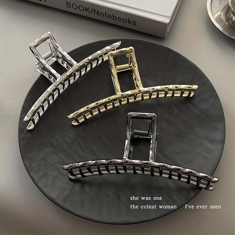 Metal Large Hair Claw Ponytail Holder Shark Claw Hair Clip