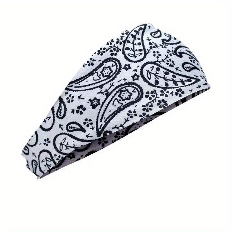 Printed Elastic Headband Women's Bandana Wrap
