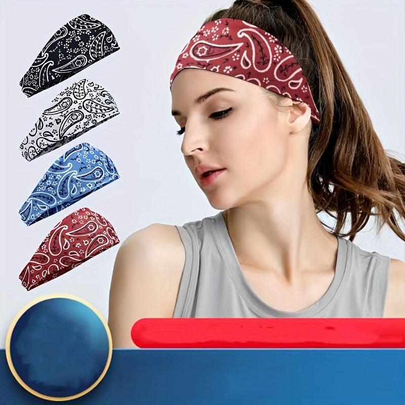 Printed Elastic Headband Women's Bandana Wrap