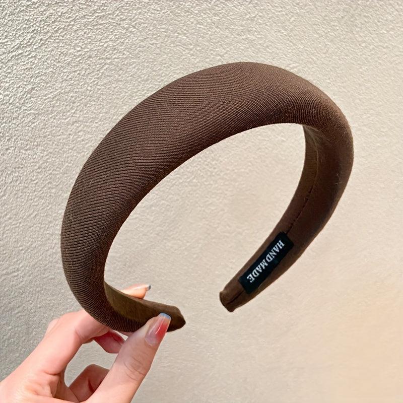 Retro Velvet Headband Wide Brim Hair Accessory