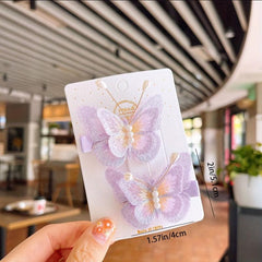 Butterfly Sweet Hair Clip Embroidery Simulation Pastoral Style Daily Dress