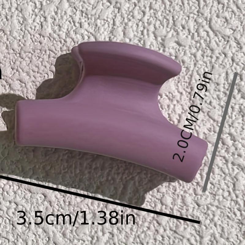 6pcs Frosted Hair Clips For Women Large Hair Clip Backe Head Clip