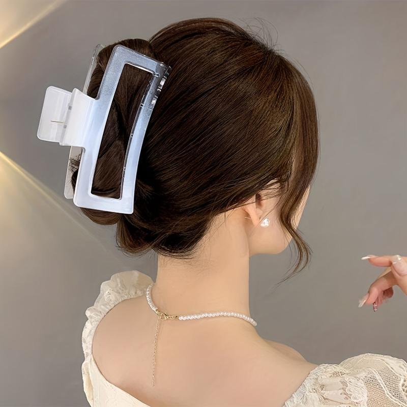 4pcs Nonslip Shark Claw Hair Claw Clip Ponytail Holder for Women Girls