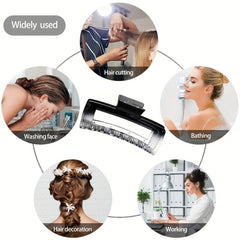 4pcs Nonslip Shark Claw Hair Claw Clip Ponytail Holder for Women Girls