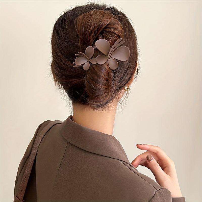 Butterfly Hair Clip Matte Hair Claw Barrette Hair Accessories