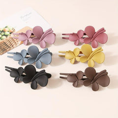 Butterfly Hair Clip Matte Hair Claw Barrette Hair Accessories