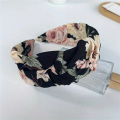 Flower Vintage Headband Floral Pattern Hair Band Hoop Hair Accessories