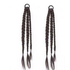 Y2K Hair Ring Ponytail Braiding Hair Wig Headpiece Hair Accessories