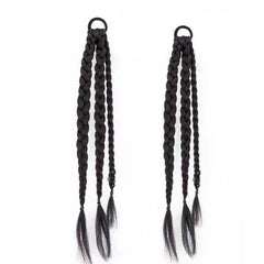 Y2K Hair Ring Ponytail Braiding Hair Wig Headpiece Hair Accessories