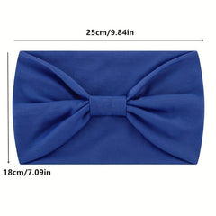 Solid Elastic Sports Hair Band Yoga Sweatband Knotted Headband Hair Accessories