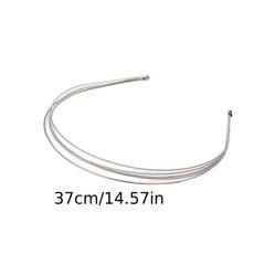 Metal Hair Hoop Women's Bridal Headband Hair Accessories