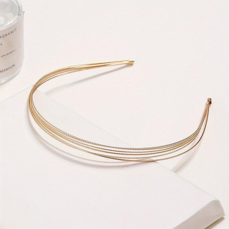 Metal Hair Hoop Women's Bridal Headband Hair Accessories