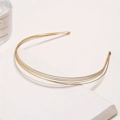 Metal Hair Hoop Women's Bridal Headband Hair Accessories