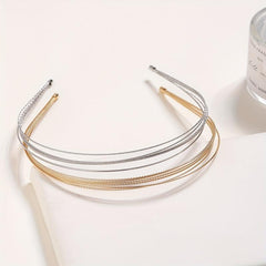 Metal Hair Hoop Women's Bridal Headband Hair Accessories