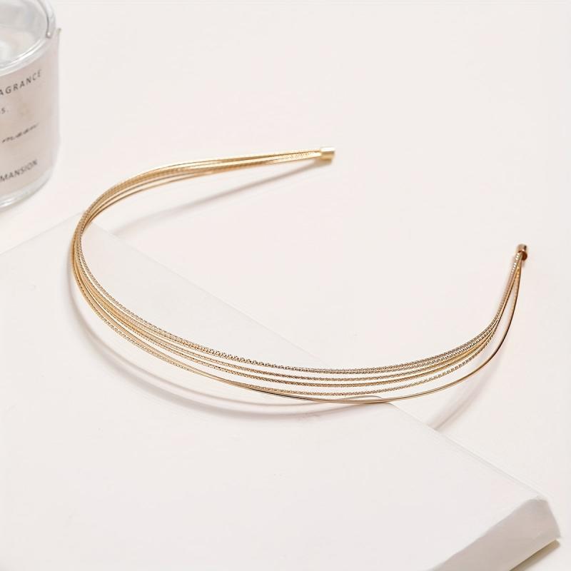 Metal Hair Hoop Women's Bridal Headband Hair Accessories
