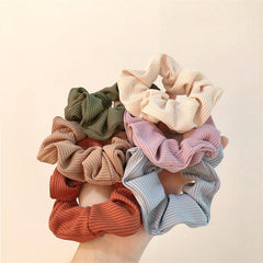 6pcs Large Elastic Scrunchies Hair Accessories