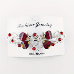 Vintage Rhinestone French Barrette Hair Clip