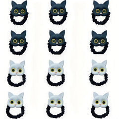Cartoon Cat Hair Tie Sweet Animal Hair Rope Ponytail Holder