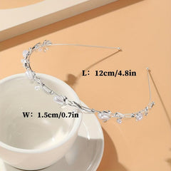 Leaf Faux Pearl Headband for Girls Birthday Party Dress Up