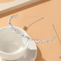 Leaf Faux Pearl Headband for Girls Birthday Party Dress Up