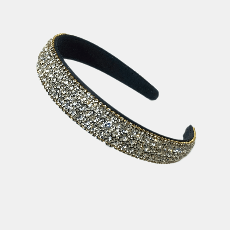 Rhinestone Sparkling Hairband Tiara Vintage Prom Hairband