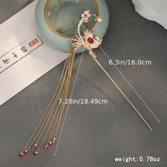 Golden Headdress Cheongsam Hair Pin Wedding Hair Accessories