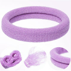 48pcs Minimalist Solid Hair Tie Hair Ring Hair Protective Ponytail Holder