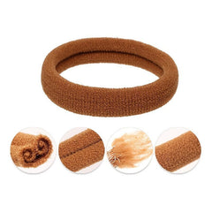 100pcs Solid Hair Tie Elastic Hair Protective Ponytail Holder Nylon Hair Accesso